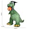 9' Gemmy Airblown Inflatable Animated Halloween T-Rex w/ Witch Hat and Pumpkin Yard Decoration 550226
